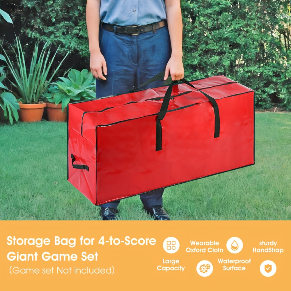 Bolsa de almacenamiento Mega de 10,16 cm a fila, Bolsa de transporte de tela Mega de 119,38 cm, utilizada para juegos de Mega de 10,16 cm a fila, almacenamiento y transporte convenientes (kit de juego no incluido)