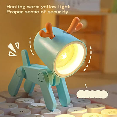 Mini lampara de noche led diseño de perrito