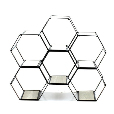 1pc Elegante Estante de Vino de Metal Negro - Artesanal, Diseño Moderno Minimalista con Acabado Elegante | Capacidad para 3 Botellas para Uso Doméstico y Comercial | Ideal para Cocina, Sala de Estar, Decoración de Comedor, Regalos para Amantes del Vino