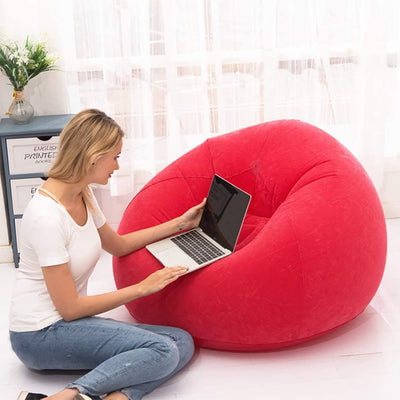Sofá Puf Inflable Felpa