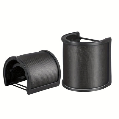 1pc Pantalla Antiviento en Forma de U con Capas de Esponja y Gasa - Accesorio para Grabación Vocal, Filtro Pop & Aislamiento de Ruido, Calidad de Sonido Clara, Diseño Duradero, Micrófono para Grabación, Filtro en Forma de U, Accesorio de Aislamiento de R