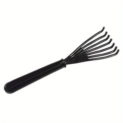 1 pza Herramienta limpiadora de cepillo para cabello, rastrillo para limpiarla suciedad en el cepillo para cabello, con mango de plástico, para el salón y el hogar