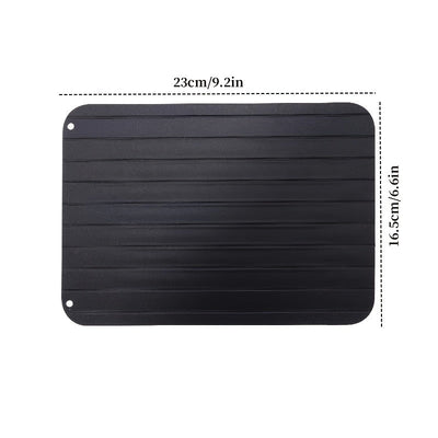 Plato de descongelación rápida para alimentos congelados, carnes, frutas - Plato de descongelación rápida de aluminio, bandeja de descongelación, gadget de cocina Master