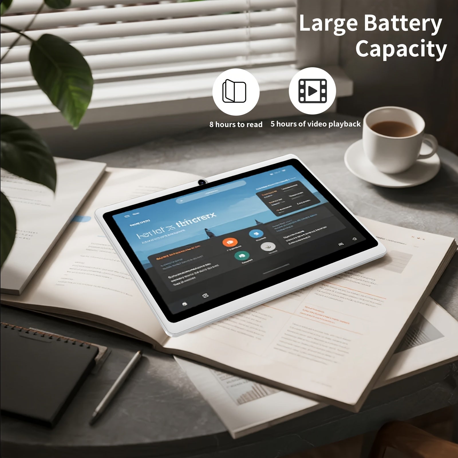 COLORROM 7 pulgadas, tableta Android 13, 6GB (2GB + 4GB de expansión) de RAM, 32GB de ROM, compatible con expansión de memoria de 128GB de ROM, batería de 3000mAh, procesador de 4 núcleos, pantalla HD IPS, cámaras dobles, tableta, acceso a Internet Wi-Fi
