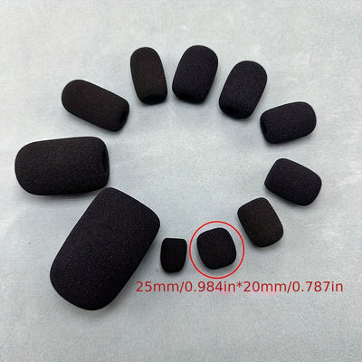 Micrófono Esponja Mi Cabeza Multi-tamaño Auricular Micrófono Esponja Micrófono Protección de Vida Accesorios Cubierta a prueba de viento Eid Al-Adha Mubarak