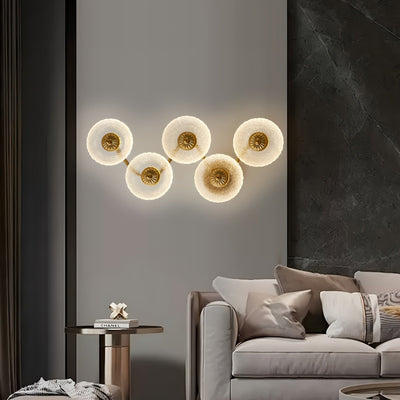 1 lámpara de pared dorada moderna con LED, adecuada para dormitorio/estudio/sala de estar, accesorios de iluminación decorativa LED, cableada y elegante