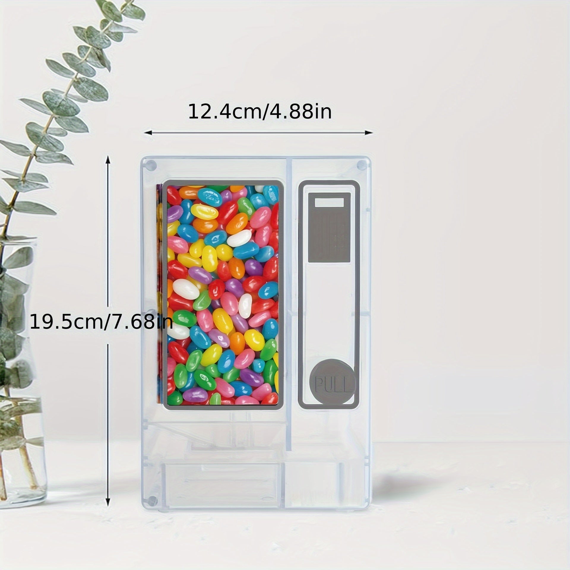 1 unidad, Dispensador Mini Retro de Caramelos - Perfecto para chicles, gominolas y snacks - Sin batería - Accesorio ideal para la cocina y un gran regalo para jóvenes