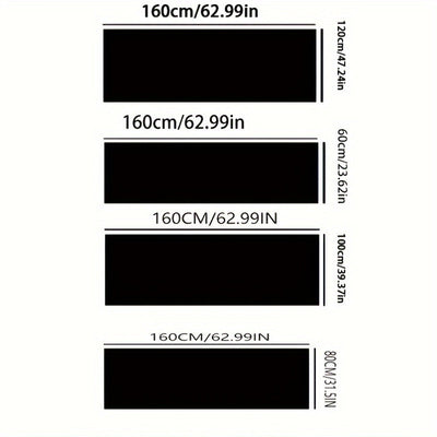 1 pieza de alfombrilla de colores mezclados/ti-dye/sólidos, material de poliéster tejido, hecha a máquina, diseño elegante rectangular, alfombras para el hogar.