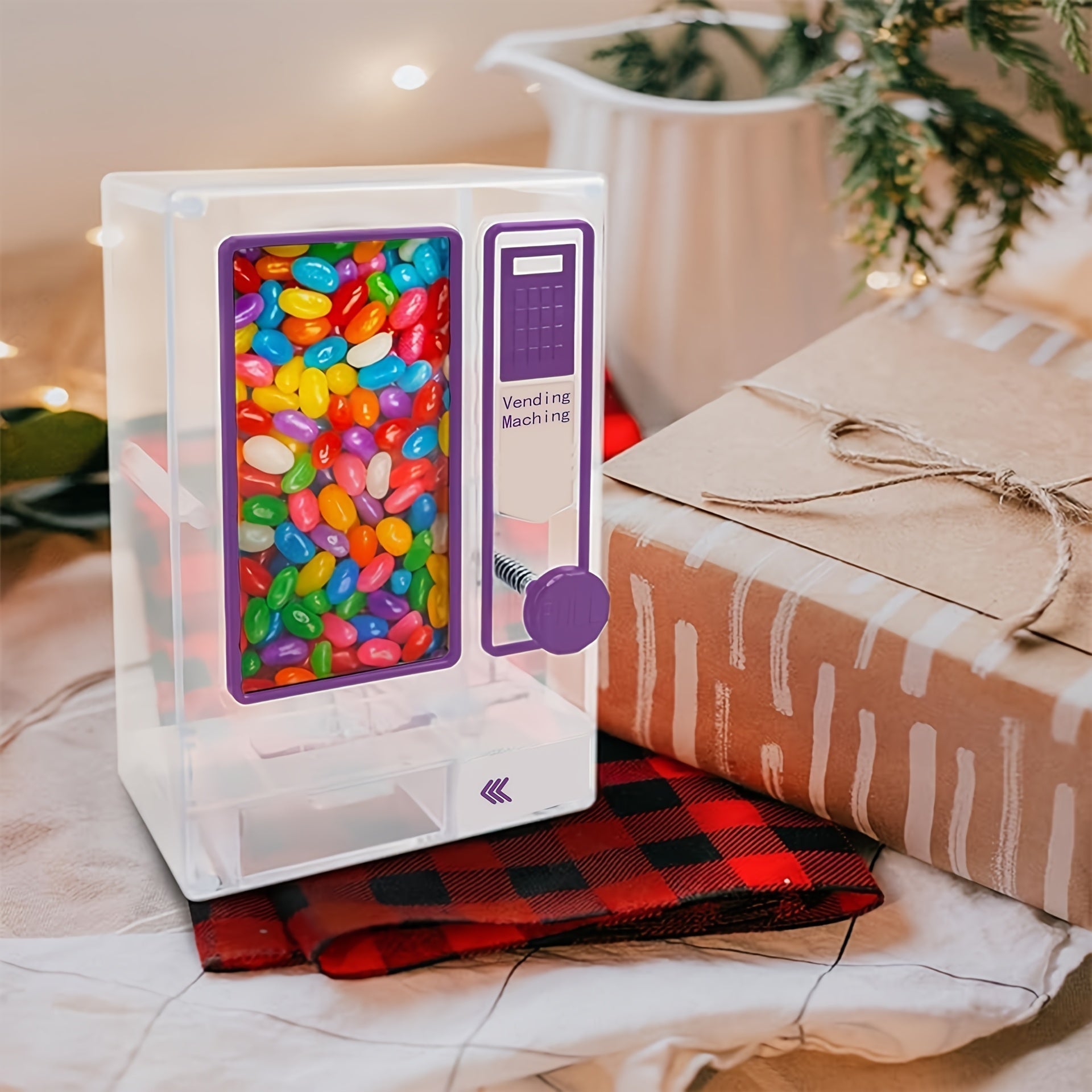 1 unidad, Dispensador Mini Retro de Caramelos - Perfecto para chicles, gominolas y snacks - Sin batería - Accesorio ideal para la cocina y un gran regalo para jóvenes