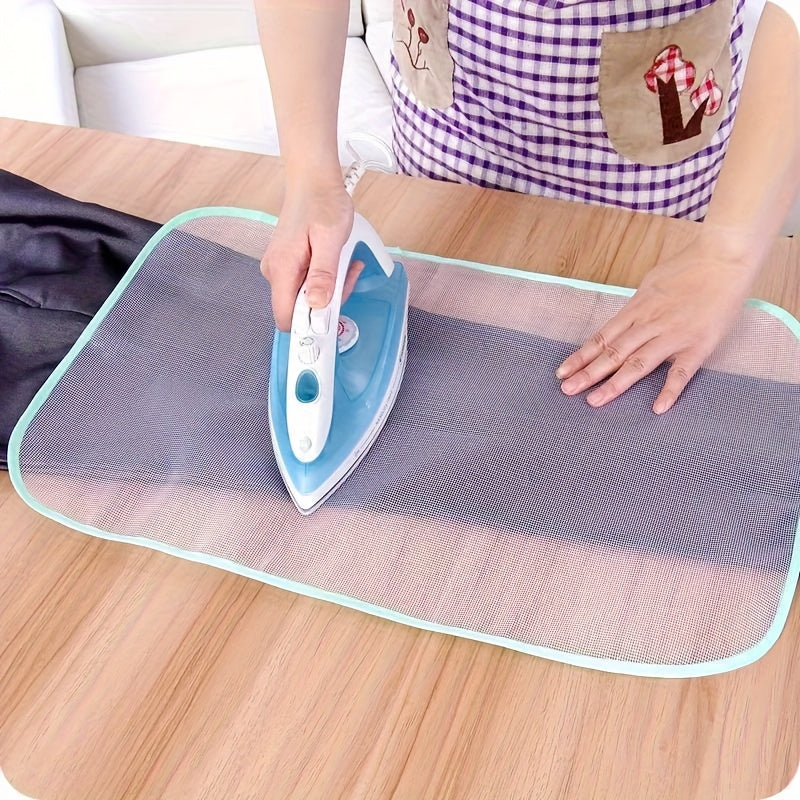 1pc Tapete de Malla de Poliéster Duradero para Planchar - Resistente a Altas Temperaturas, Antiadherente, Protege la Ropa y el Plancha, Fácil de Limpiar, Disponible en Múltiples Colores