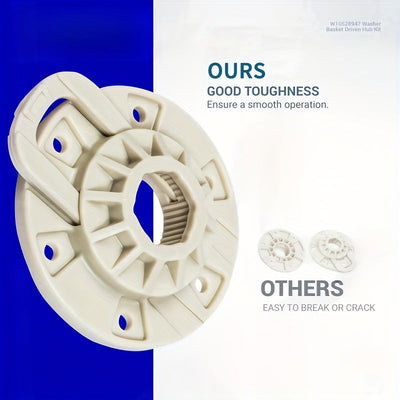 Conjunto de cubo de transmisión de cesta de lavadora W10528947 W10396887 - Compatible con juntas Maytag Whirlpool Kenmore - Reemplazo AP5665171 W10528947VP PS6012095 - Diseño avanzado de Ennntars