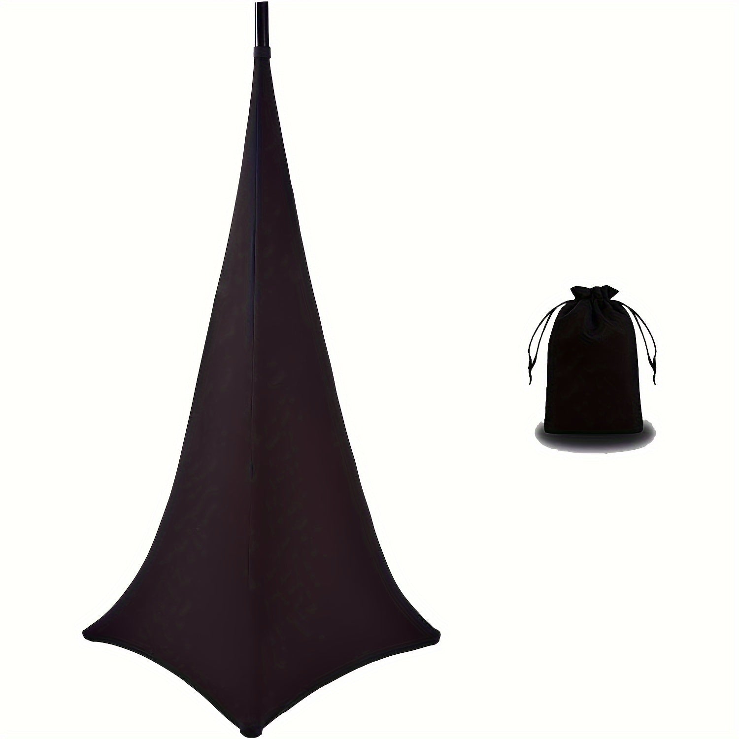 Funda Premium de Poliéster para Soporte de Altavoz con Falda de Trípode y Bolsa de Viaje - Ideal para Escenarios de Sonido y Iluminación en Vivo