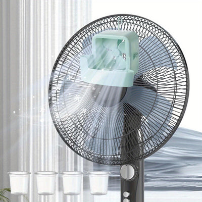 2 ventiladores de pie con oscilación de 360°, motor silencioso y 3 velocidades de enfriamiento ahorradoras de energía + vaso para hielo, portátiles para dormitorio, hogar u oficina