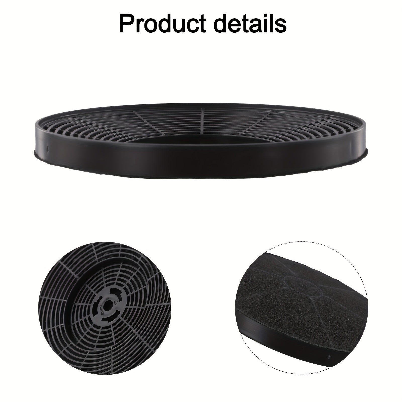 1-Pack Filtro de Carbón Activado URTUE para Campana Extractora - 44.45x44.45x3.81 cm, Control de Olores y Grasa, Instalación Fácil, Reemplazo Duradero para Ventilador de Cocina ()