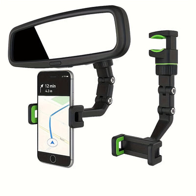 Soporte de teléfono en forma de L giratorio de 360° ajustable - Material PP premium, multiusos para coche y hogar, navegación GPS, reproducción de música, práctica de guitarra - Plástico duradero, no requiere energía, soporte de teléfono para coche