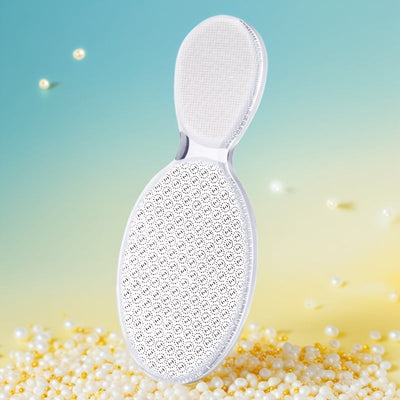 Lima de vidrio nano de doble cara - Herramienta profesional para pedicura, elimina piel muerta y callos, reutilizable y lavable para talones agrietados, pies suaves rápidamente en casa, cuidado de pies | Exfoliación suave | Acabado brillante, esenciales