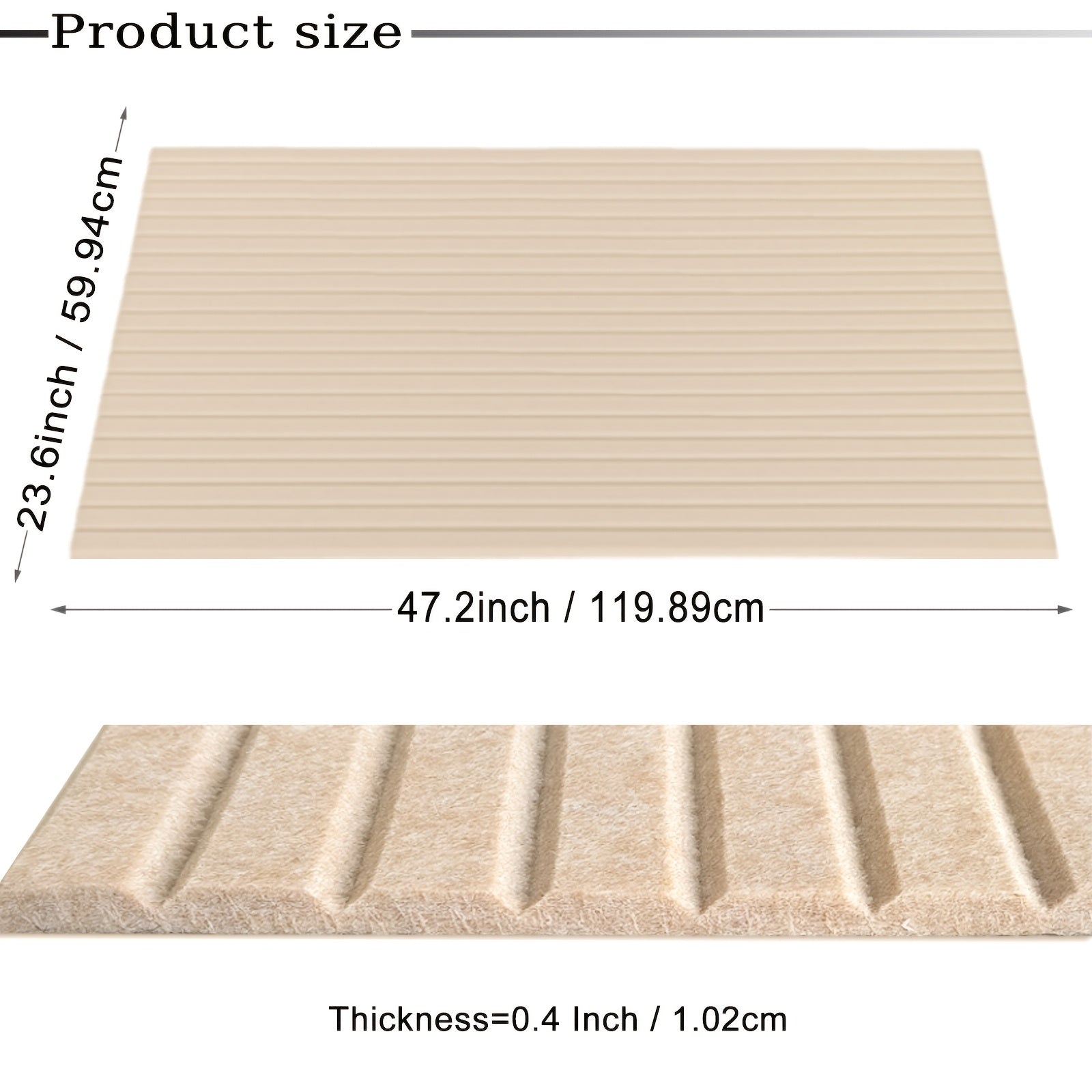 5 Paquetes de Paneles Acústicos Grandes, 119.38 x 60.96 x 1.02 cm, Paneles de Amortiguación de Sonido Autoadhesivos, Paneles de Pared Absorbentes de Ruido, Insonorización para Estudio en Casa Oficina Sala de Juegos