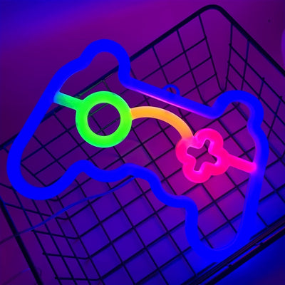 Ilumina tu sala de juegos con esta luz neón para jugadores - ¡Un regalo perfecto para adolescentes varones!