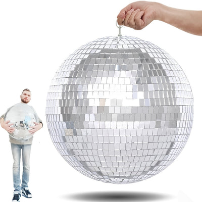 Bola de discoteca grande Zenart, decoración perfecta para pared, decoración del hogar, ideal para fiestas, bodas, KTV y ocasiones especiales como Navidad y Día de San Valentín