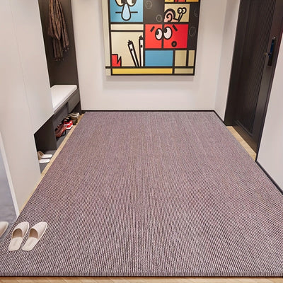 Alfombra para cocina de entrada interior/exterior rayada, antideslizante, reductora de ruido, grosor de 6mm, 1200g/metro cuadrado, cortable y apta para diversos escenarios como entradas, cocinas, salones y balcones