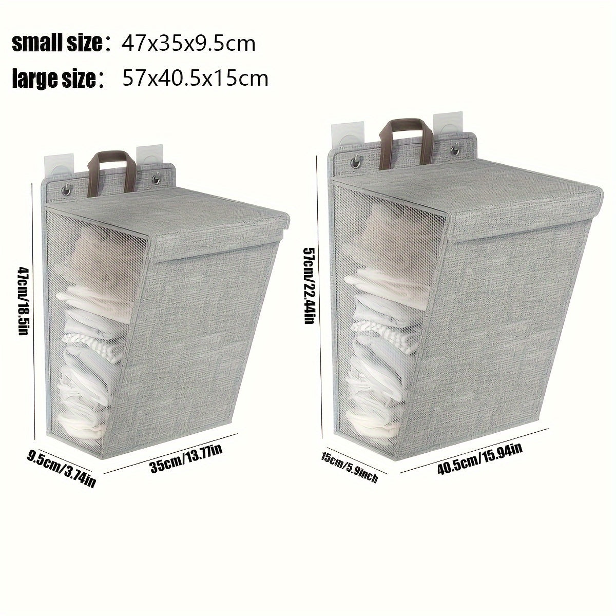 Canasta plegable para ropa sucia, 1 unidad, organizador de ropa para colgar en pared, ideal para baño, dormitorio, sala de estar, organización del hogar