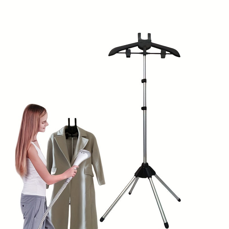 Estante de planchado colgante, colgador de vapor, tablero de planchado portátil con soporte independiente, estante de planchado colgante plegable para el hogar, colgador vertical telescópico ajustable, estante de planchado de vapor para el dormitorio, es