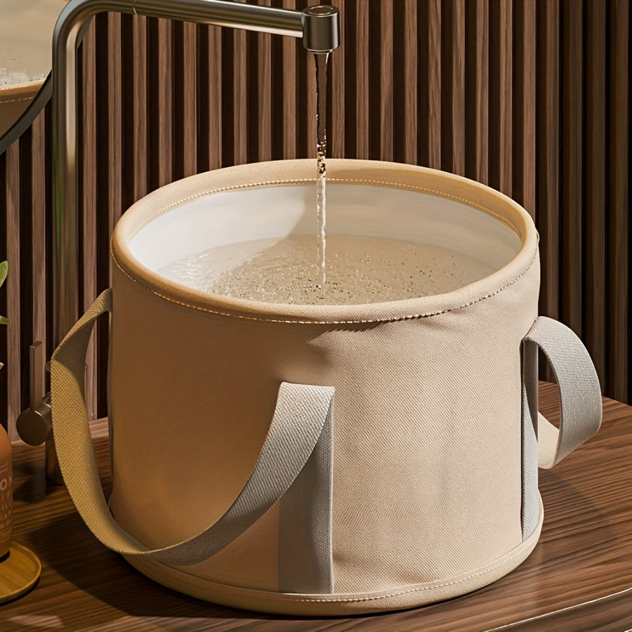 Baño de pies plegable portátil con control de temperatura avanzado y función de masaje de espuma - Diseño de aislamiento de 5 capas, no necesita electricidad, spa para manos y pies de viaje ligero, diseño minimalista elegante, material plástico duradero.