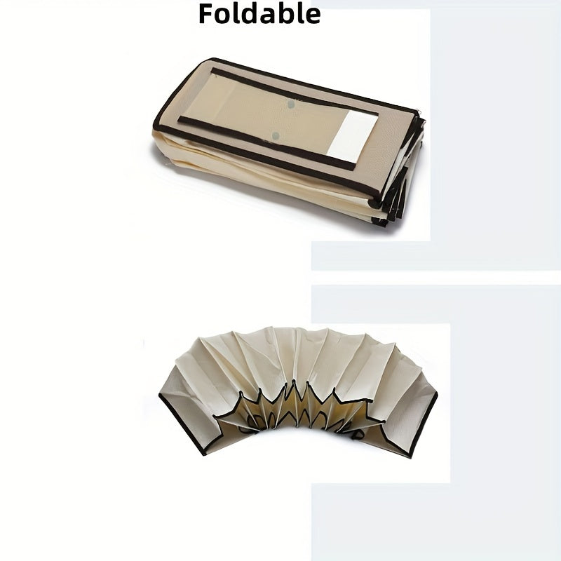 1pc AOXUNDIY Organizador de Zapatos Colgante de 10 Estantes para Armario - Estante de Almacenamiento de Tela Montado en la Pared con Bolsillos de Malla Transparente, Diseño Multinivel Ahorrador de Espacio para Organización de Dormitorio y Residencia Univ