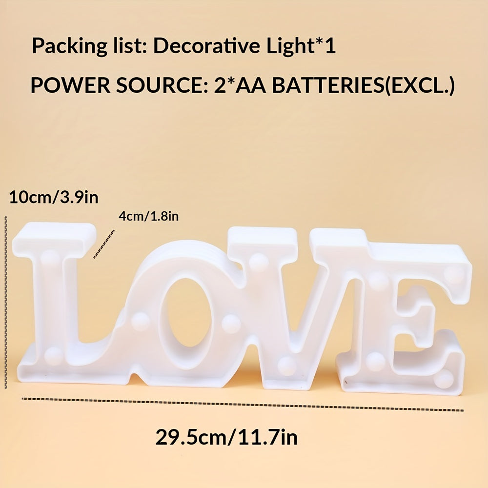 [Luz Nocturna Romántica en Forma] Romántica Luz Nocturna en Forma de Amor a Pilas - 1 ud Luz Decorativa de Escritorio, Mesita de Noche y Pared - Adecuada como Regalo para el Día de San Valentín, Acción de Gracias, Seres Queridos, Amigos o Cumpleaños, Fie