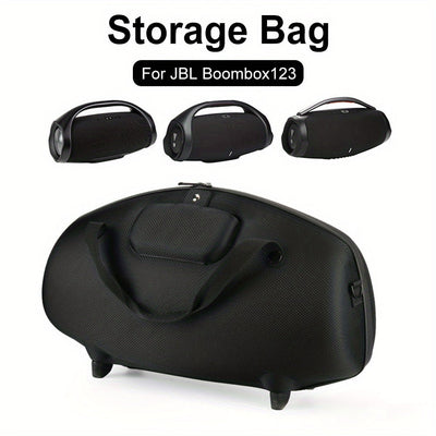 Estuche de Viaje EVA para Boombox 1/2/3 - Bolsa Protectora Duradera con Correa de Hombro, Mango Ergonómico y Diseño Ajustado, Equipo Ligero y Portátil para Viajes y Exteriores (), Soporte Estilizado con Protección Estructurada