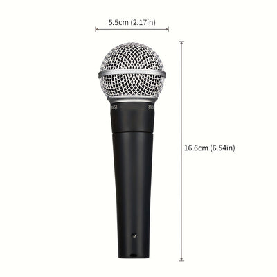 El micrófono dinámico SM58 es ideal para diversas ocasiones como presentaciones en vivo, fiestas, intercambios de conferencias, actividades escolares y servicios religiosos, capturando claramente las voces humanas