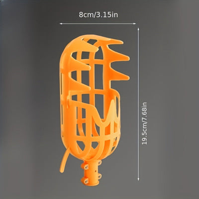 Herramienta ergonómica para recoger frutas - Polipropileno amarillo, reutilizable y ligera para cosechar en el jardín, ideal para huertos y granjas, material seguro para el consumo, herramienta para cosechar en el jardín | Equipo práctico para jardinería