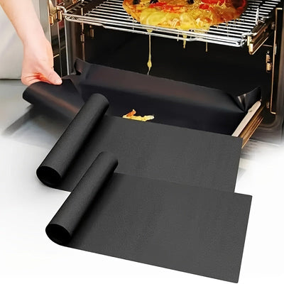 Alfombrilla de Parrilla de Teflón Extra Grande - Resistente al Calor, Fácil de Limpiar, Tela de PTFE para BBQ, Revestimiento de Horno y Bandeja para Hornear - Protector de Estufa de Gas DIY Cortable a Medida - 3 Tamaños Disponibles