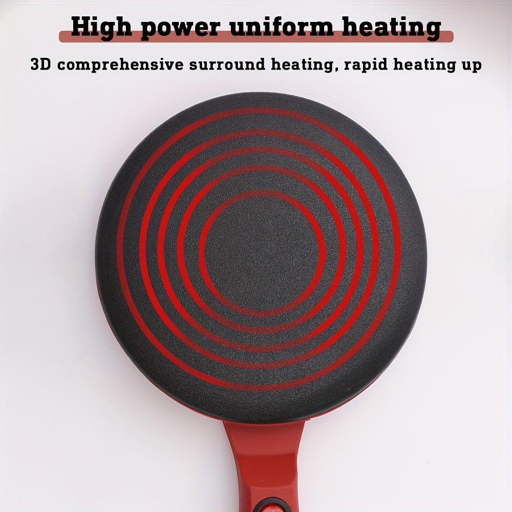 Forma de Panqueques Antiadherente de Un Solo Lado con Control Inteligente de Temperatura - Fácil de Limpiar, ¡Perfecto para Principiantes, Ideales para Panqueques, Rollos Primavera y Más! Aparato de Cocina Doméstico | Accesorio Elegante para la Cocina |