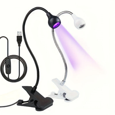 Lámpara de uñas LED, lámpara de esmalte, dispositivo portátil de relajación, adecuado para pulir gel, disponible en diseños blancos, negros y rosados, alimentado por USB, no requiere baterías, perfecto para uso en casa o salón, equipo de salón | Lámpara