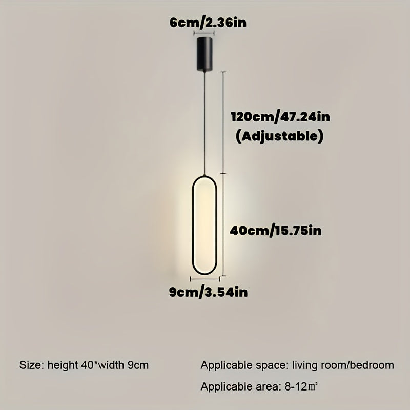 1 pieza de lámpara de techo moderna y minimalista con luces LED - Lámpara de techo de acrílico con 3 colores y regulable, montaje semienterrado, cableado con interruptor y sombra desmontable, ilumina sala de estar, dormitorio, cocina, comedor, balcón, ca