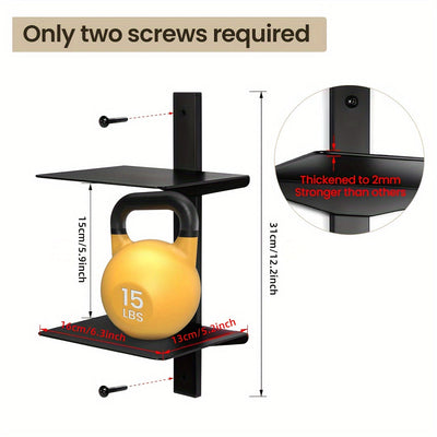 1/2 piezas, estante flotante vertical negro, organizador de pared de metal de alta resistencia para hogar, oficina, decoración de sala de estar, no necesita electricidad, fácil montaje, torre de libros | Estante moderno | Estante duradero