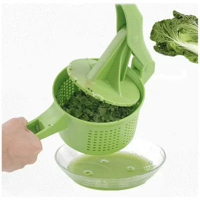 Prensa de Verduras de Fácil Exprimido - Drenaje Rápido para Ensaladas, Dumplings y Más - Gadget Esencial de Cocina