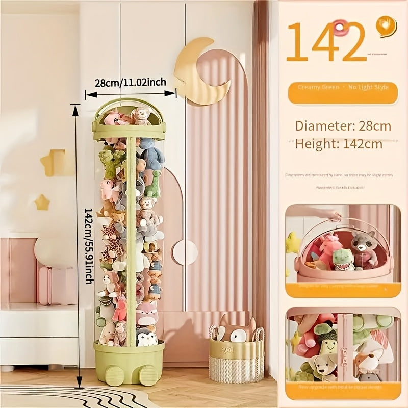 Organizador de Juguetes Portátil y Antipolvo con Cremallera, Temática Espacial para Muñecas de 111.76-172.72 cm, Solución Esencial de Almacenamiento D-6D-10