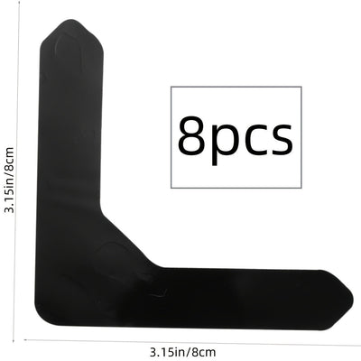 4/8/16/32pcs Pegatinas Antideslizantes Lavables para Alfombras, Almohadillas para Alfombras, Cinta Antideslizante para Alfombras, Agarraderas para Esquinas de Alfombras, Adecuado para Suelos de Madera/Azulejos/Almohadillas/Mantener la Área de la Alfombra