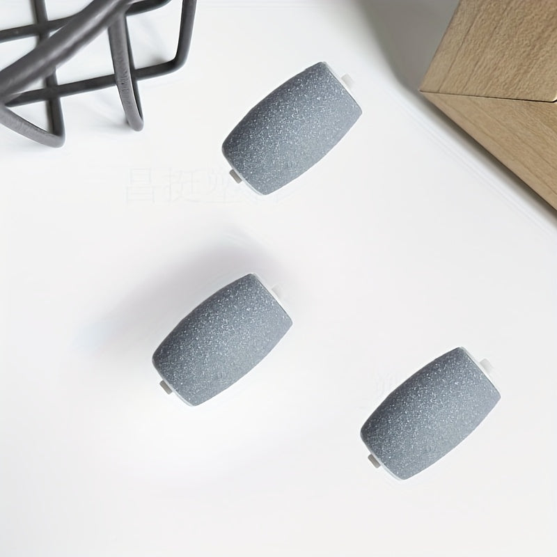 Juego de rodillos de repuesto para lima de pies de 3/6 piezas, cabeza de esmerilado extra para amoladora eléctrica de pies, accesorios para removedor eléctrico, utilizado para eliminar el color beige claro