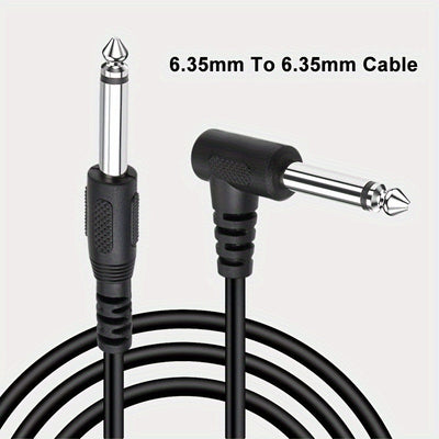 I-zclive, Cable de audio de 90 grados de 6.5 mm, de 6.35 mm de cobre libre de oxígeno, Línea de reducción de ruido de codo recto de 6.35, Conector de metal aplicable para computadora, Eid Al-Adha Mubarak