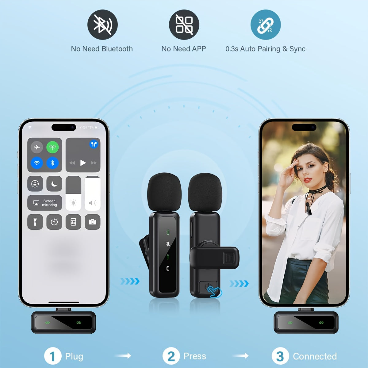 Micrófono inalámbrico con cable K3 (J81) USB, recargable con batería de polímero, con enchufe de 2,5 mm y indicador LED para conferencias de video, podcasting y grabación de voz. Disponible en negro, ideal para cantantes, podcasters y grabación de voz. D
