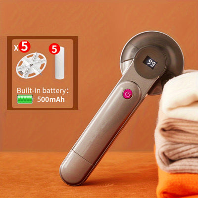 1pc Removedor de Pelusa Eléctrico para Ropa Máquina Removedora de Pelusa Eléctrica Removedor de Pelusa Portátil con Carga Elimina la Pelusa de la Ropa Afeitadora