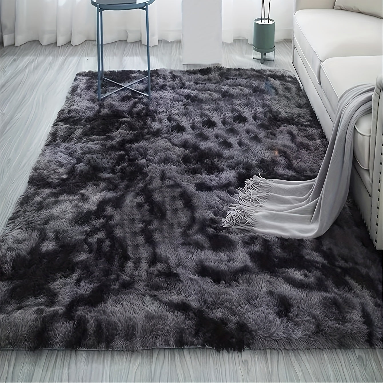 1 Unidad, Alfombra De Felpa Suave Para Sala De Estar, Alfombra De Suelo Esponjosa Y Peluda Para Dormitorio, Alfombras De Decoración Del Hogar, Bonita Alfombra Lavable A Máquina Antideslizante De Lujo, Sala De Estar, Dormitorio, Sala De Juegos, Dormitorio