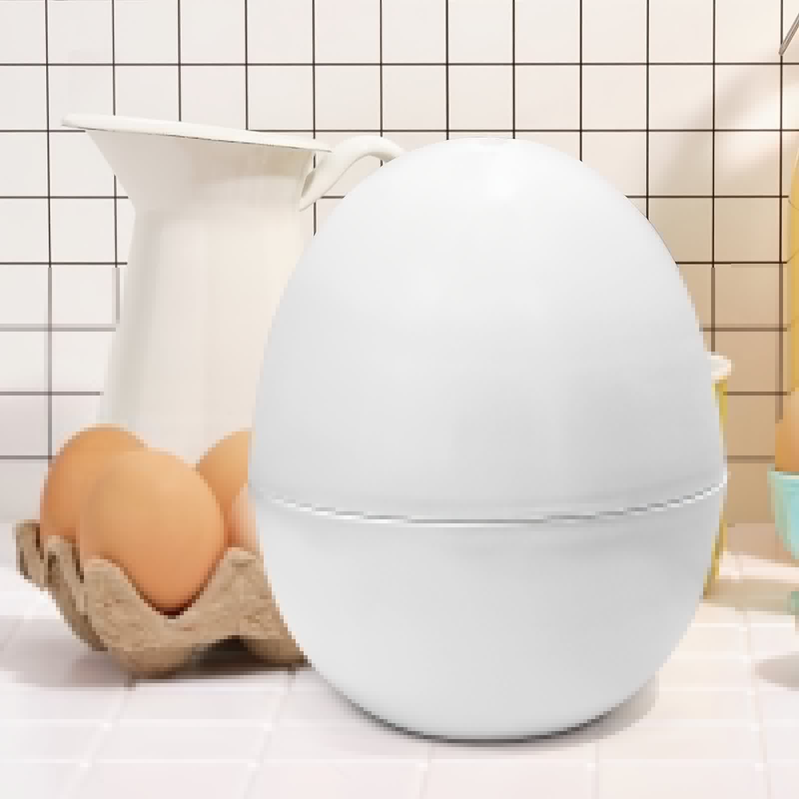 Vaporera Multifuncional Madelifod Mini para Microondas con Tapa - Ideal para Huevos Duros y Blandos, Accesorio de Cocina