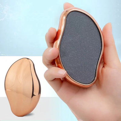 Lima de pie electrodepositada mate para eliminación de piel muerta Beige claro, masaje de pies, talón, piedra de pedicura de pies