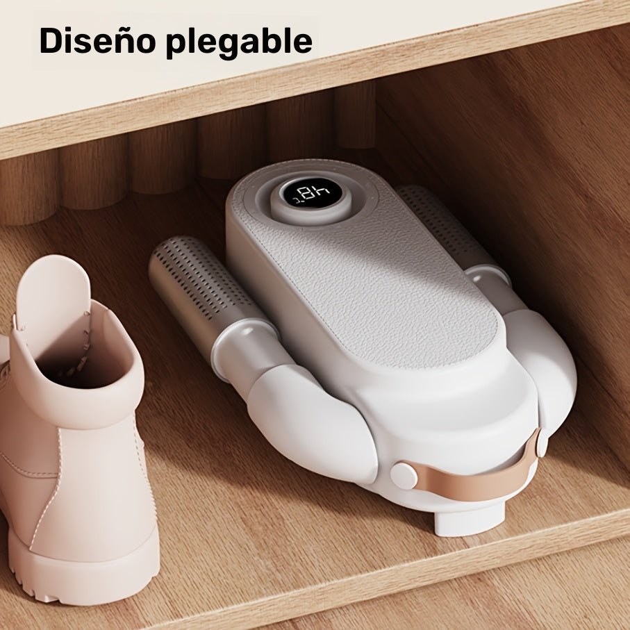 Secador de ropa portátil compacto con protección contra sobrecalentamiento, ajustes de temporizador doble y características de eficiencia energética - Ideal para viajes, camping y uso doméstico, enchufe de EE. UU., 110V, operación eficiente y silenciosa,