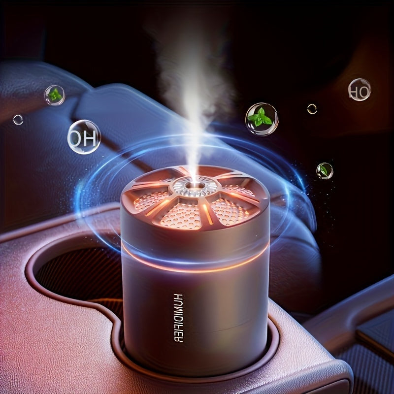 Humidificador de aire mini USB de 180 ml y difusor de aromaterapia - Silencioso, pulverizador portátil para hogar, dormitorio, auto - Plástico, regalo ideal para Navidad, Halloween, Pascua, Hanukkah, difusor de aromas|Diseño compacto|Plástico duradero, h