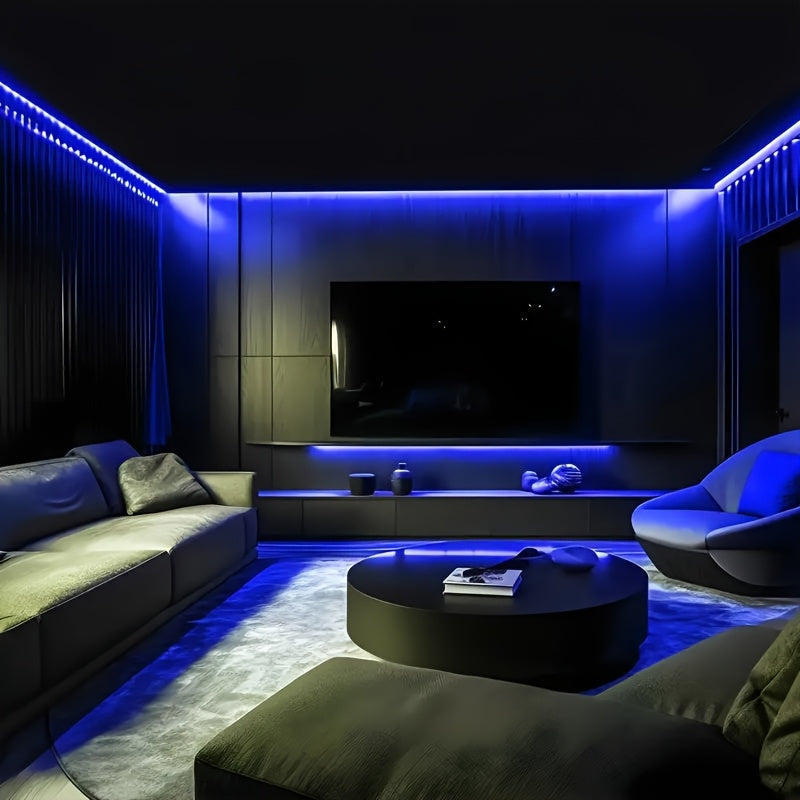 1 pieza - Luz LED Neón Azul Profundo, Luces LED Flexibles Alimentadas por USB, Adecuado para Fiestas en Interiores Navidad Decoración de Cocina Hogar Tienda Iluminación Armario Dormitorio Escena Decorativa, Letrero Neón Flexible